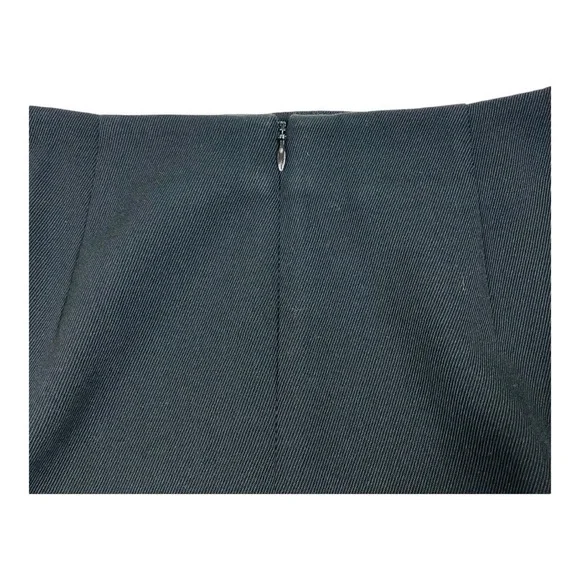 Akris Punto Wool Black Knee Length Pencil Skirt - Picture 8 of 12